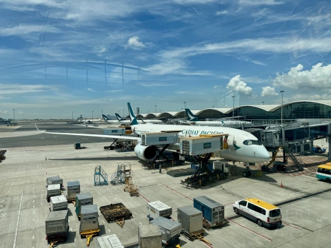 ��̩����A350-900�����:���HKG-�������KIX
