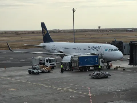 �մ����أ�������������2���� ��˹���ɺ��� KC227 Air Astana NQZ-PEK �տ�A320neo �� ...